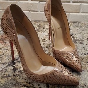 Louboutin Kristali laser cut size 40